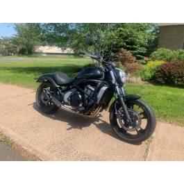 Upswept Double Down Full Exhaust - Kawasaki Vulcan 650 S (15-26) 