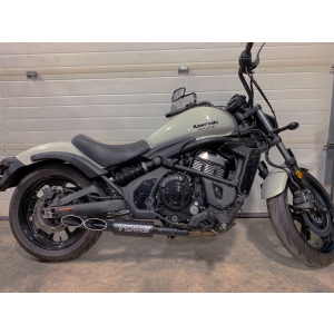 Low Mount Double Down Full Exhaust - Kawasaki Vulcan 650 S (15-24) 