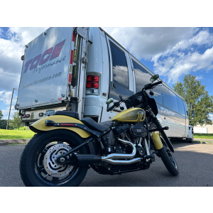 Pro-Comp 2-1 Visor Tip Full Exhaust System - Harley Davidson M8 Softtail / Softail ST Models