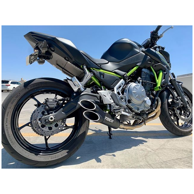 Kawasaki z650 full exhaust system store