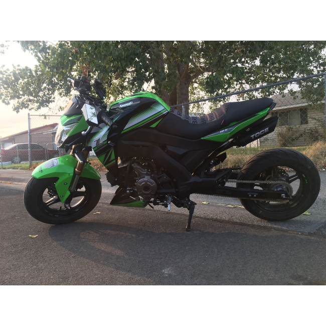 Kawasaki z125 (17-25) T-Slash Undertail Full Exhaust System